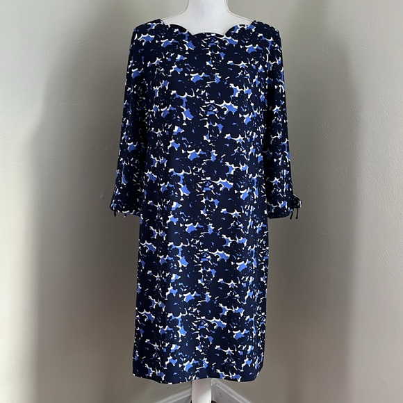 TALBOTS Crepe Shift Dress - Floral Print - Picture 3 of 14